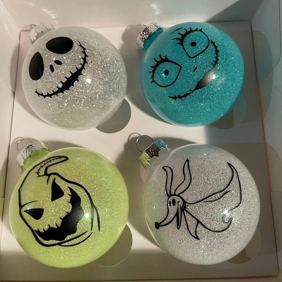 Glittered Nightmare Ornaments - Picture 1 of 1
